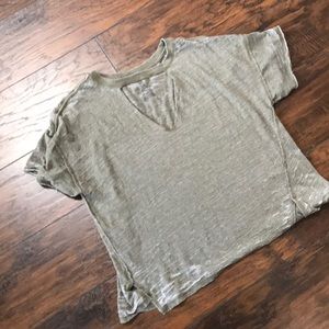 Free People Jordan Cut Out T-shirt